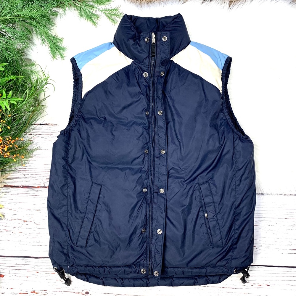 🚫SOLD! NWOT |•GAP•| Reversible Down Puffer Vest • Vintage + Athletic Looks - Picture 9 of 16